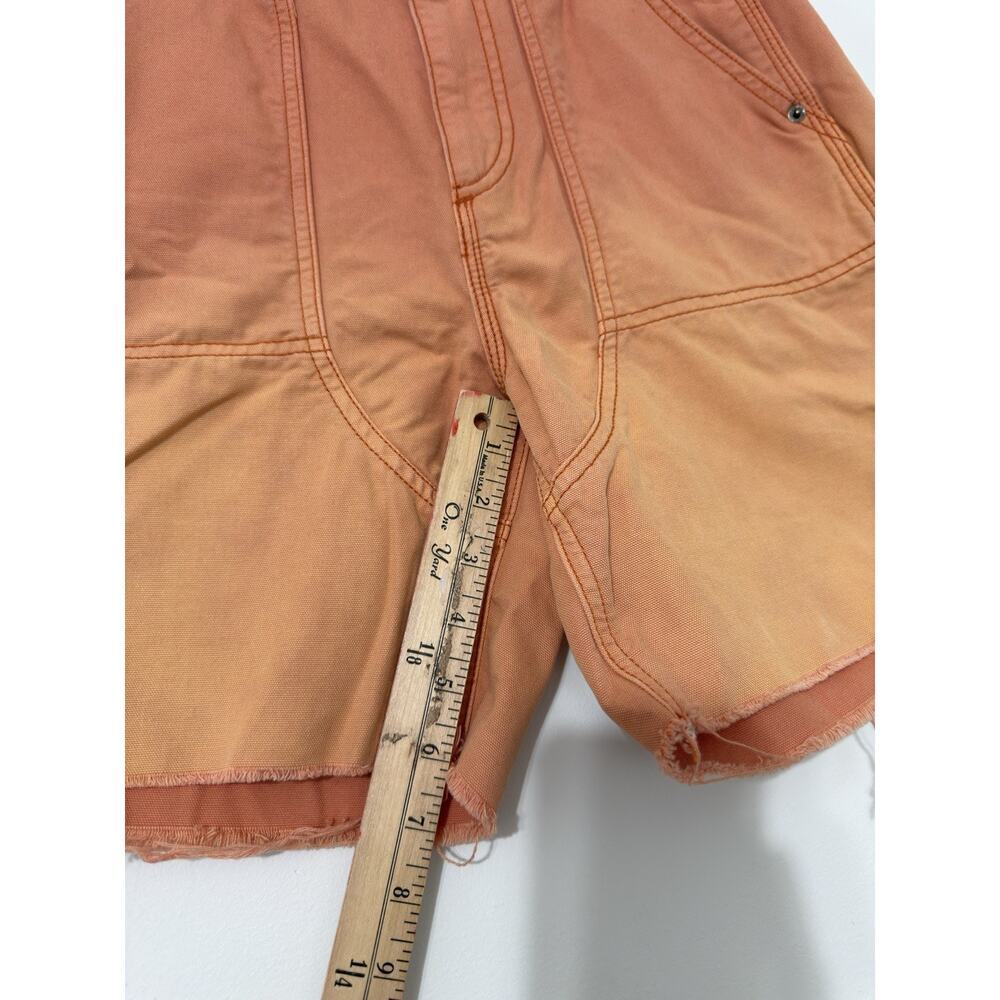 BDG Urban Outfitters Shorts Women's Small Orange Relaxed Cut-Off Cotton Festival - Picture 9 of 12